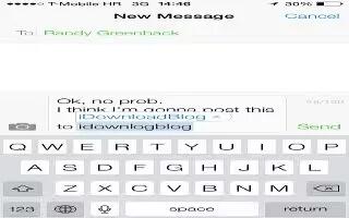 How To Use Onscreen Keyboard – iPhone 5S