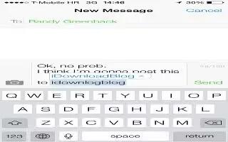 How To Use Onscreen Keyboard - iPhone 5S