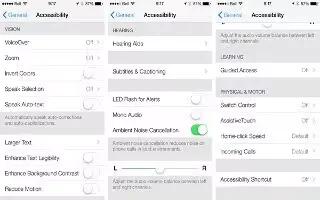 How To Use Settings And Adjustments - iPhone 5S