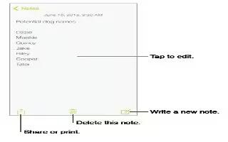 How To Make Notes – iPhone 5S