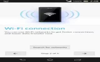 How To Use WiFi – Sony Xperia Z1