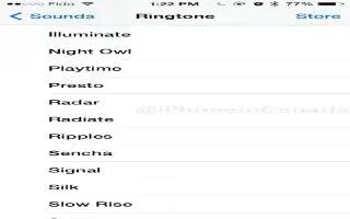 How To Change Ringtones - iPhone 5C