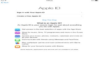 How To Create Apple ID - iPad Air