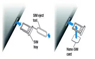 How To Insert SIM Card - iPad Air