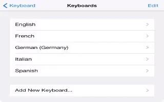 How To Add Keyboard - iPad Air