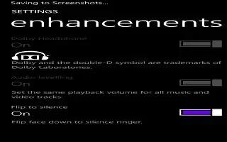 How To Enhance Audio – Nokia Lumia 925