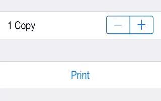 How To Print With Airprint - iPad Air