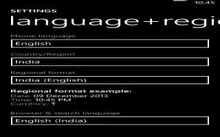 How To Use Add Writing Languages - Nokia Lumia 1020