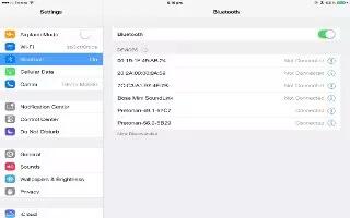 How To Use Bluetooth - iPad Air