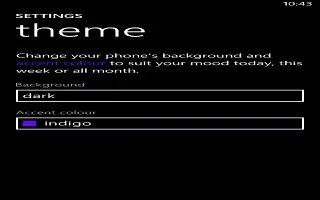 How To Use Theme Settings - Nokia Lumia 925