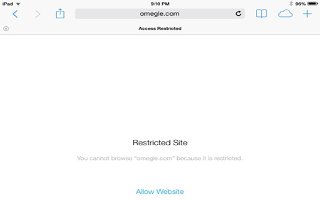 How To Use Restrictions - iPad Air