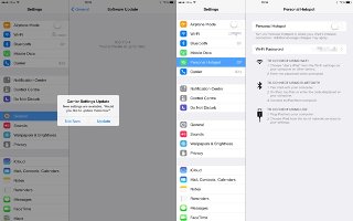 How To Use Personal Hotspot - iPad Air
