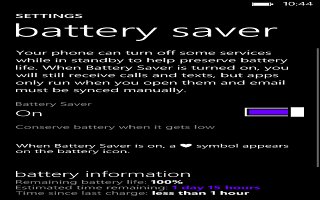 How To Improve Battery Life - Nokia Lumia 1020