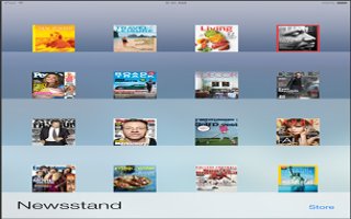 How To Use Newsstand App - iPad Air