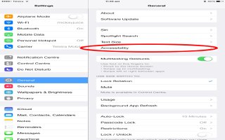 How To Use Accessibility  Shortcut - iPad Air