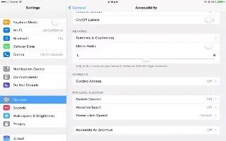 How To Use Switch Control - iPad Air