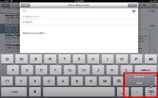 How To Use Onscreen Keyboard - iPad Air