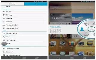 How To Use Suspend Windows - Huawei Ascend Mate