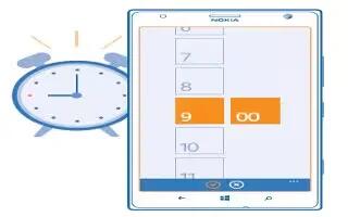 How To Use Alarms - Nokia Lumia 1520