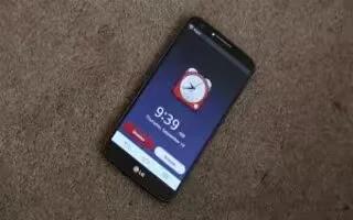 How To Use Alarm – LG G Pad