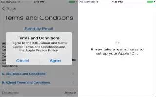 How To Create Apple ID – iPhone 5C