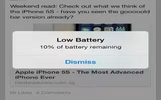 How To Improve Battery Life - iPhone 5S