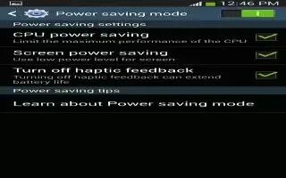 How To Improve Battery Life - Samsung Galaxy Note 3