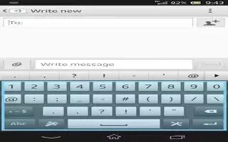 How To Organize messages - Sony Xperia Z1