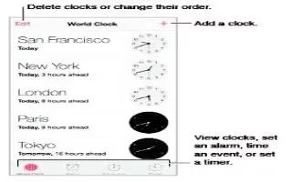 How To Use Clock App - iPhone 5C