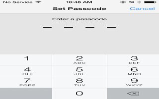 How To Configure Passcode - iPhone 5S