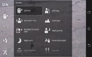 How To Use Camera Settings - Sony Xperia Z1