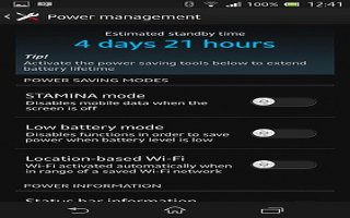 How To Improve Battery Life - Sony Xperia Z1