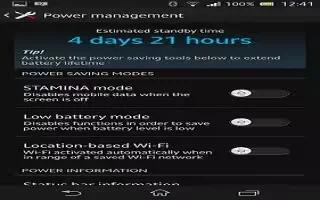 How To Improve Battery Life – Sony Xperia Z1