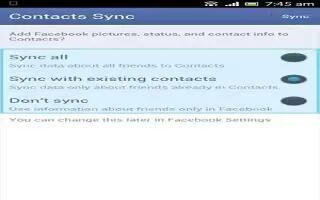 How To Sync With Facebook - Sony Xperia Z Ultra