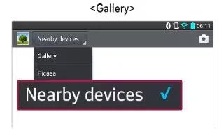 How To Use Nearby Devices – LG G Pad