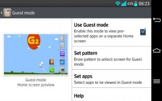 How To Use Guest mode - LG G2