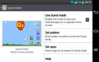 How To Use Guest mode – LG G2