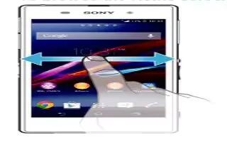 How To Use Home Screen - Sony Xperia Z Ultra