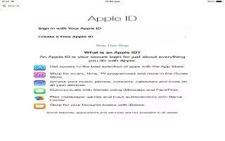 How To Create Apple ID – iPad Mini 2