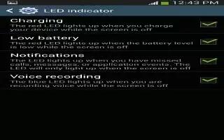 How to Customize LED Indicator – Samsung Galaxy Note 3