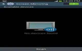 How To Use Screen Mirroring - Samsung Galaxy Note 3