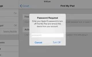 How To Find My iPad App – iPad Mini 2