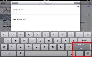 How To Use Onscreen Keyboard – iPad Mini 2