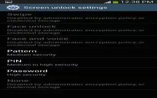 How To Use Pattern Option – Samsung Galaxy Note 3