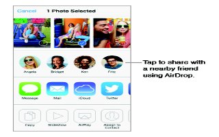 How To Share Photos And Videos - iPhone 5C