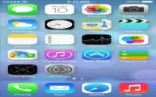 How To Take Screenshot – iPhone 5C