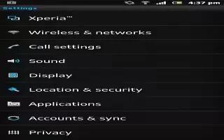 How To Customize Sound Settings – Sony Xperia Z1