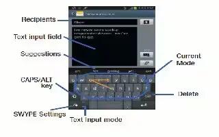 How To Configure Swype Settings - Samsung Galaxy Tab 3