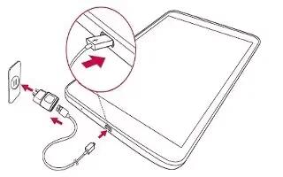 How To Charge Tablet - LG G Pad