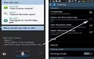 How To Configure Voice Search – Samsung Galaxy Note 3